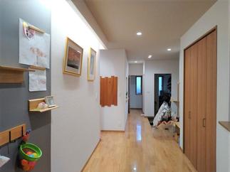 広々解放感のある玄関