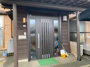 新潟市西区・玄関リフォーム・LIXIL リシェント