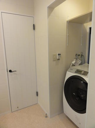 ドラム式洗濯機のスペースを拡張