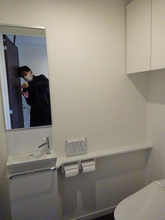 トイレにもちょっと貼りしてみたら、イメージが格段に向上しました！