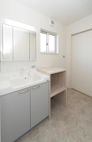 すっきりした洗面所