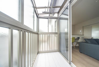 雪国には欠かせないサンルーム