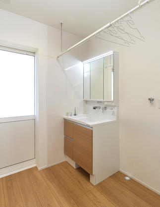 家事動線を考えた洗面脱衣室