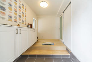 機能性の高い玄関