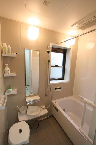 ぴったりサイズの浴室