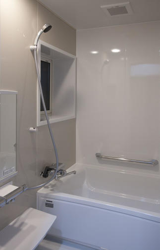 小さくても幸せいっぱいのお風呂ができました。