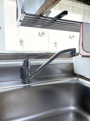 勝山市　キッチン水栓交換