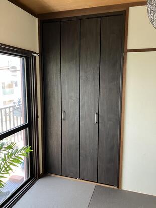 松本市Ｏ様邸　レトロな押入をモダンにお手軽改修