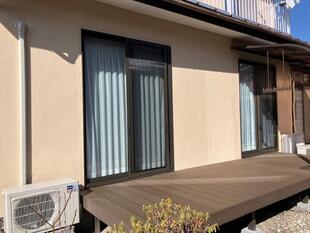 松本市Ｎ様邸　ＬＩＸＩＬ人工木デッキ「樹ら楽ステージ」断熱サッシ「ＴＷ」で新築のように生まれ変わりました