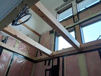 ロフト部解体の様子