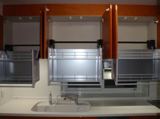 LIXILシステムキッチン　「リシェル」　壁付け Ｉ 型特注3,500mm