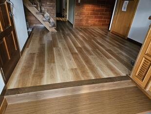 千曲市O様邸　－すり減ってしまった床をリニューアル！フロアタイルで強度アップ！－