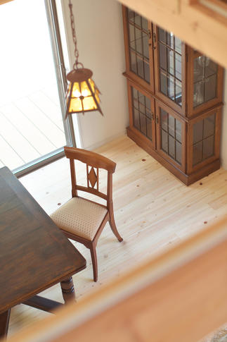 ロフトからダイニング