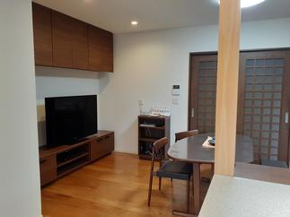 テレビを見ながら