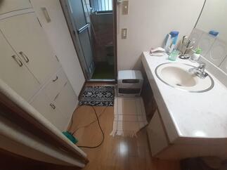 洗面化粧台取替前