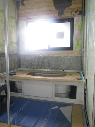 ユニットバス組み立て