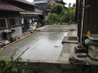コンクリートの土間