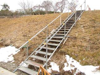 仮設階段