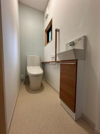 その空間がトイレに変身しました。