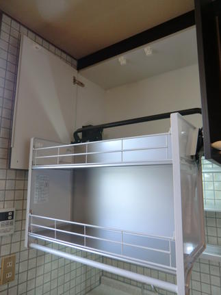 ダウンウォールで収納らくらく