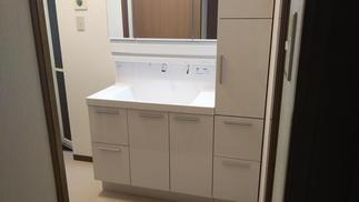 施工後　洗面化粧台