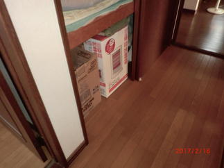 施工前は押入れでした