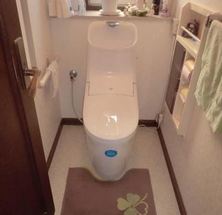 新しいトイレ
