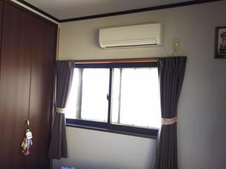 内窓設置（寝室出窓）