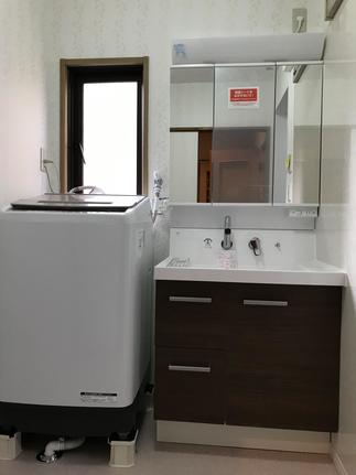 機能的な洗面化粧台