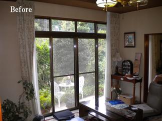 リフォーム前のリビング