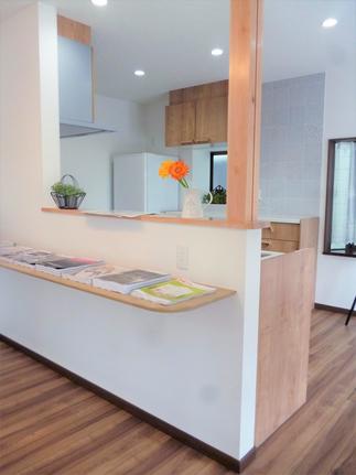 対面式のキッチン