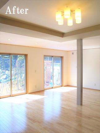 リフォーム後のリビング