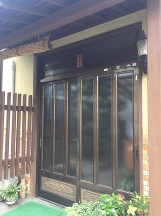 玄関ドア施工前