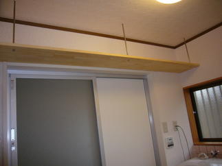 洗面所吊り棚板