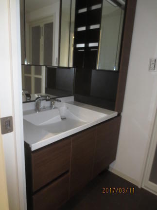 おしゃれな洗面室