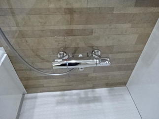 施工後の浴室水栓