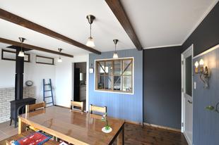 ペットと共生するカフェスタイルの家