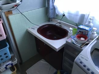 脱衣所　施工前