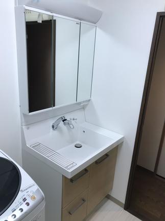 洗面化粧台　After