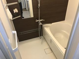 浴室も高級感のある、くつろぎ空間に