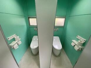 外部用トイレを和式から洋式トイレリフォーム