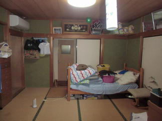 畳の傷みが気になる和室　【ビフォー】