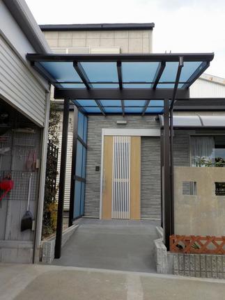 施工後：段差も雨もない道