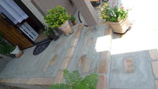 こだわりの玄関ポーチ