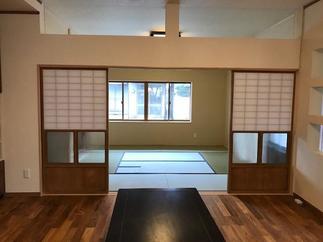 緩やかにつながり、くつろげるLDK+和室。