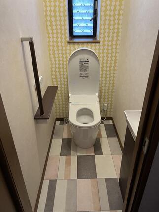 1階のトイレも同様にリフォーム！