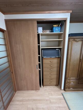 造作収納で収納力もUP！