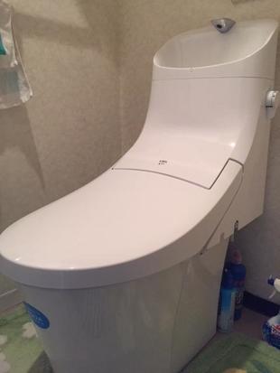 マンショントイレ改装工事（フチレス・節水）