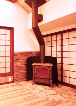 薪ストーブで心も体もあったかに！