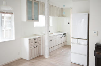 抜けない柱もアクセントに♪